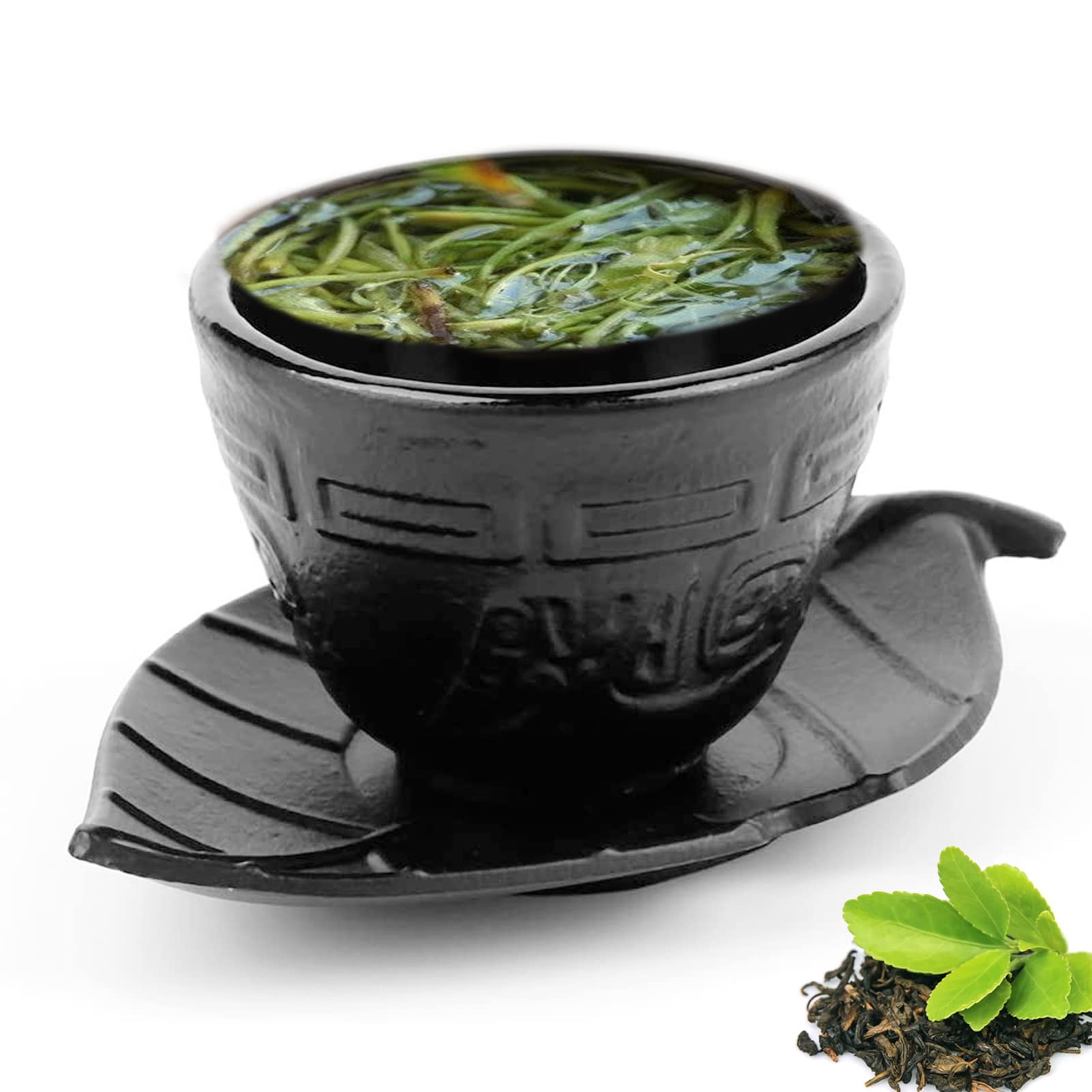 Amazon.com | Japanese Style Tea Cups Set, Vintage Cast Iron Tea